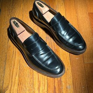 Coach Black Leather Loafers